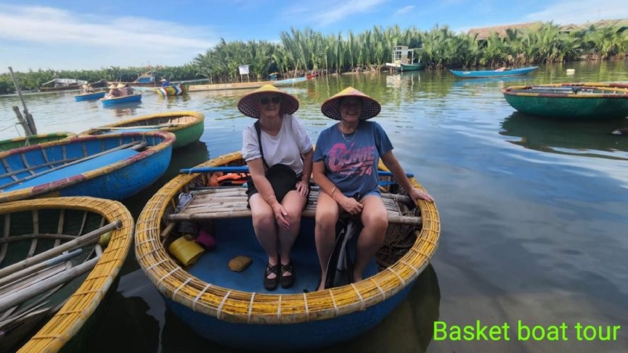 Basket Boat Water Buffalo Ride Tour Hoi An 1