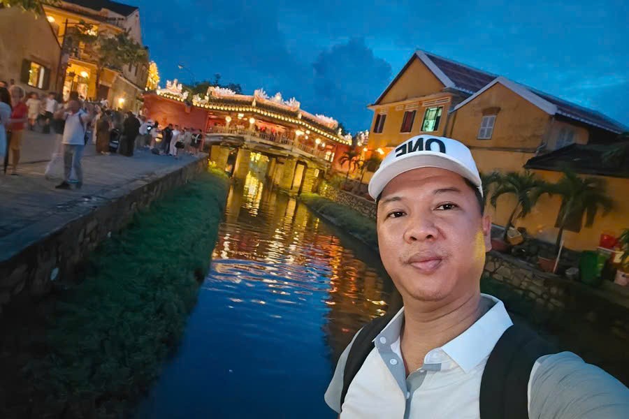 Japanese Covered Bridge in Hoi An Ancient Town Vietnam
